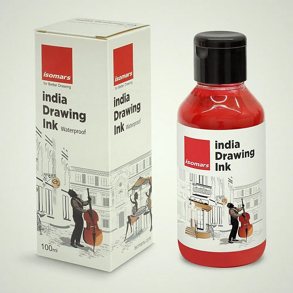 100 ml Multi-Purpose Pigmented Ink – Waterproof, Permanent & High Viscosity